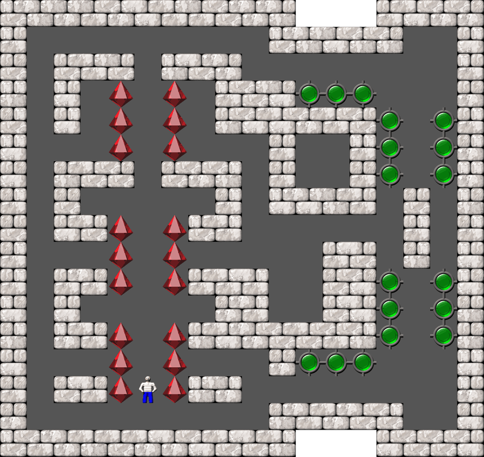 Sokoban Cosmac 4 level 4